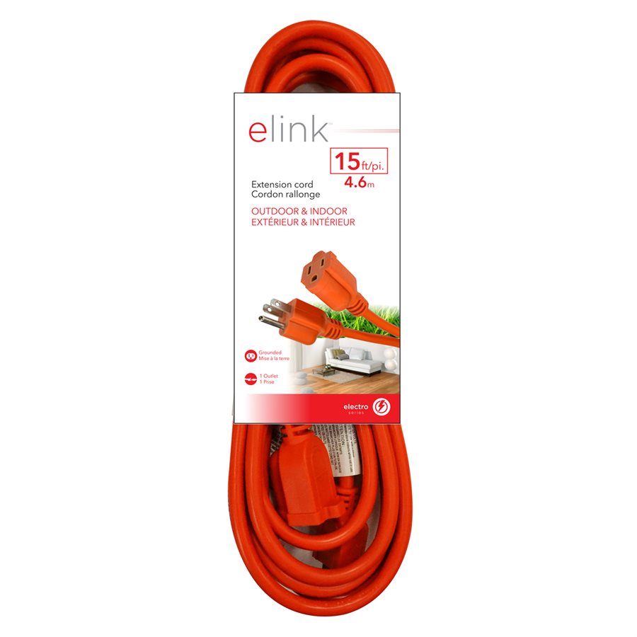 15 Ft. Outdoor Extension Cord