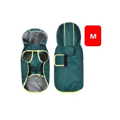 Animooos Medium-Sized Green Winter Coat for Dogs