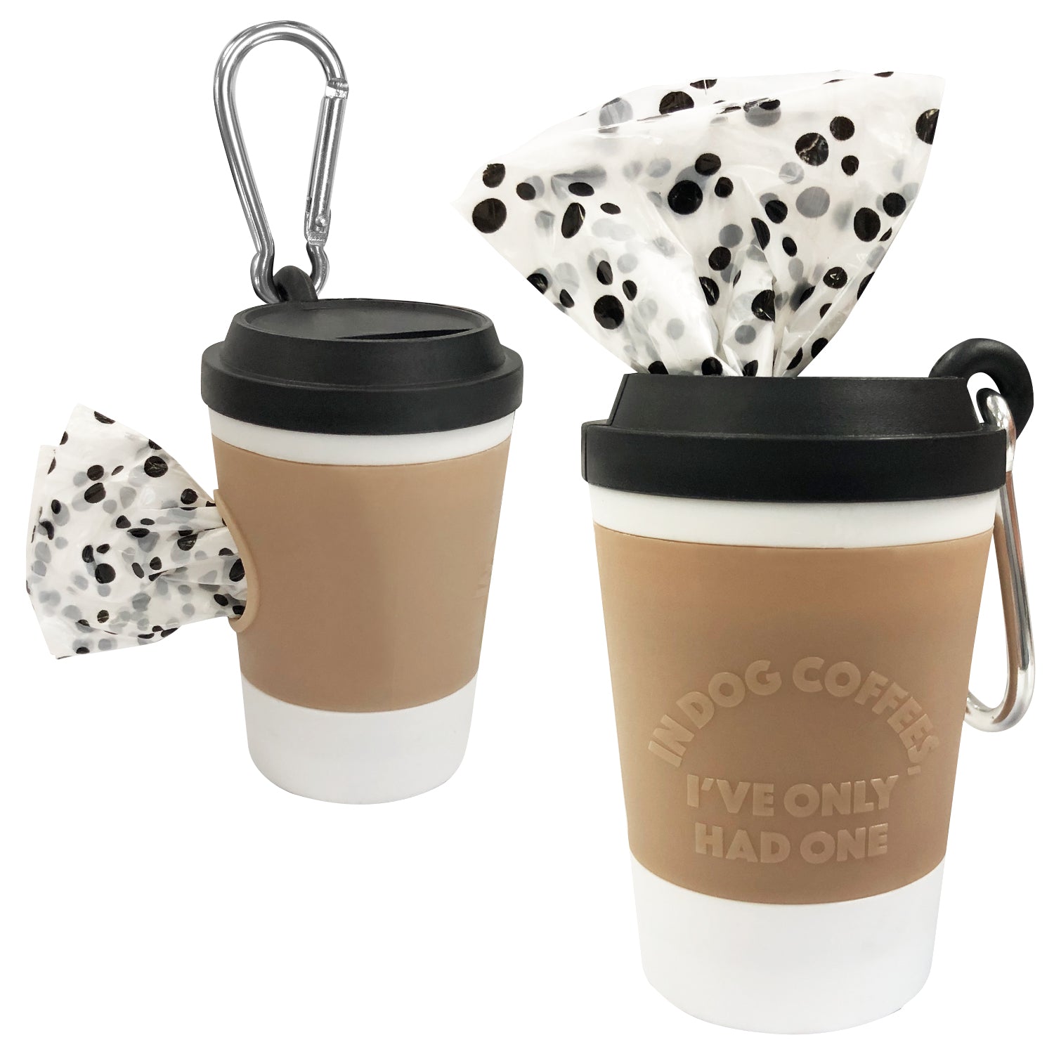Coffee Cup Waste Bag Dispenser with 25 Bags