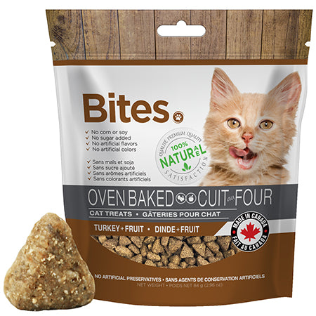 Turkey & Fruit Cat Treats, 84g