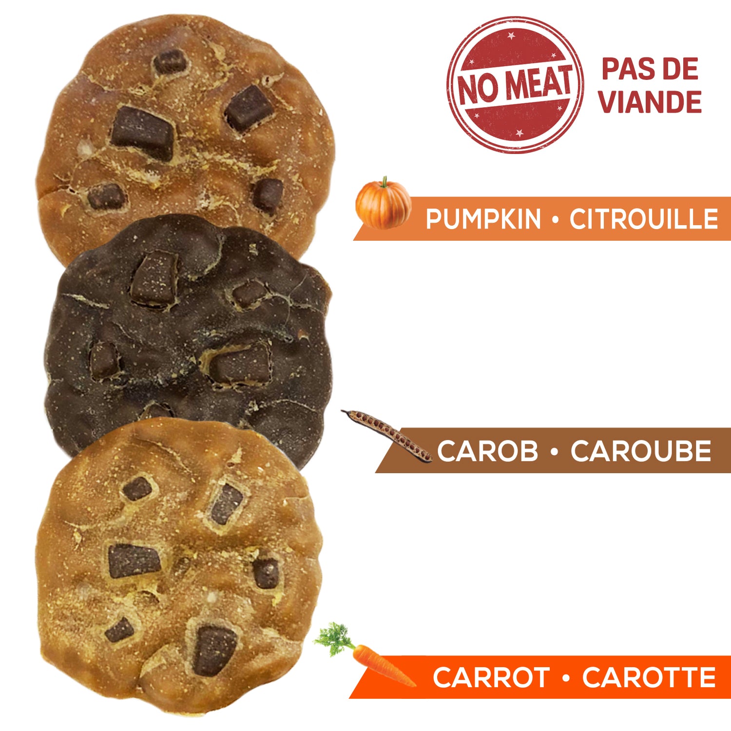 All Natural Dog-Friendly Cookies, 4 Pack