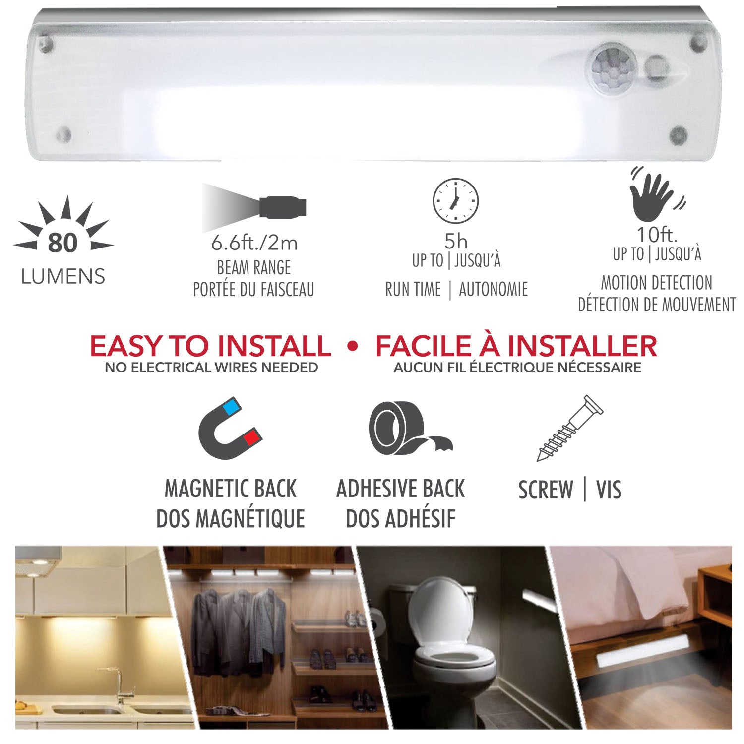 Motion Sensor LED Light Bar