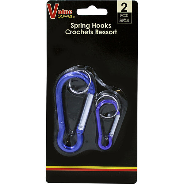 Spring Hooks 2-Pack (5 cm & 8 cm)