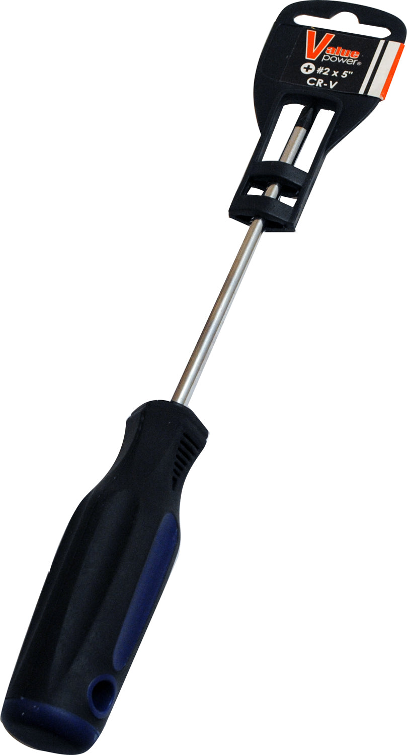 Phillips #2 Screwdriver with Plastic Handle