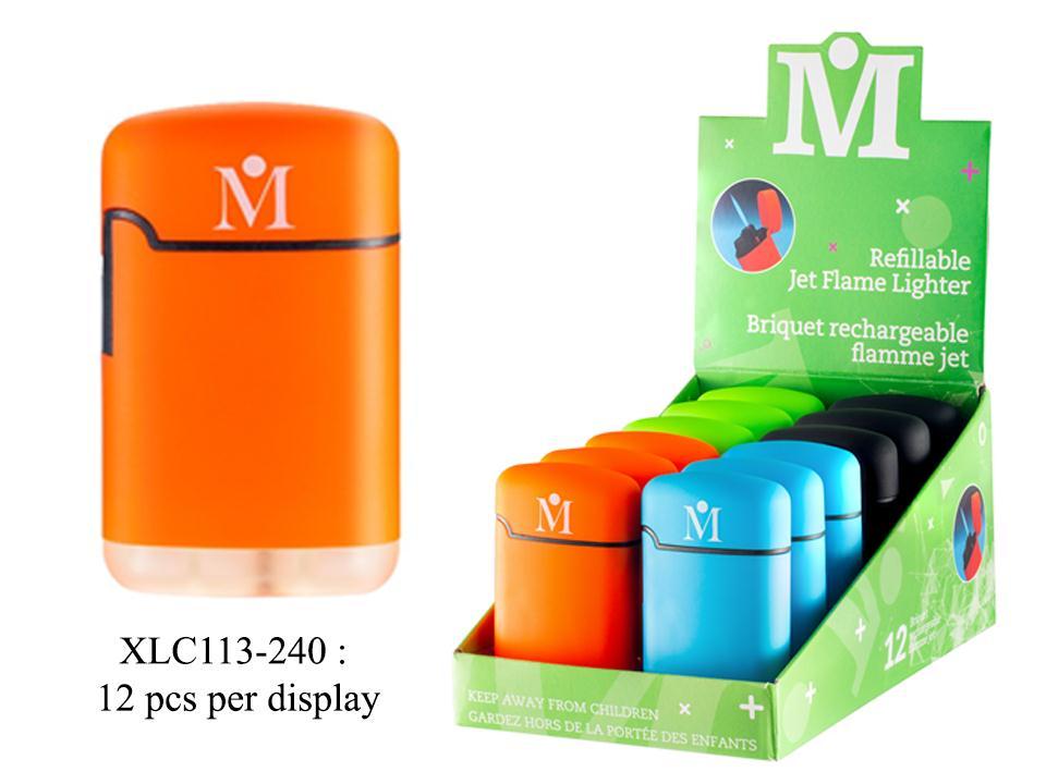 Jet Flame Wind Proof Lighter Rubberized