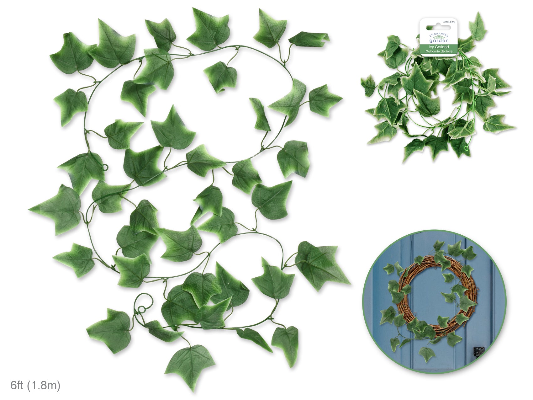 6 Ft English Ivy Vine Garland