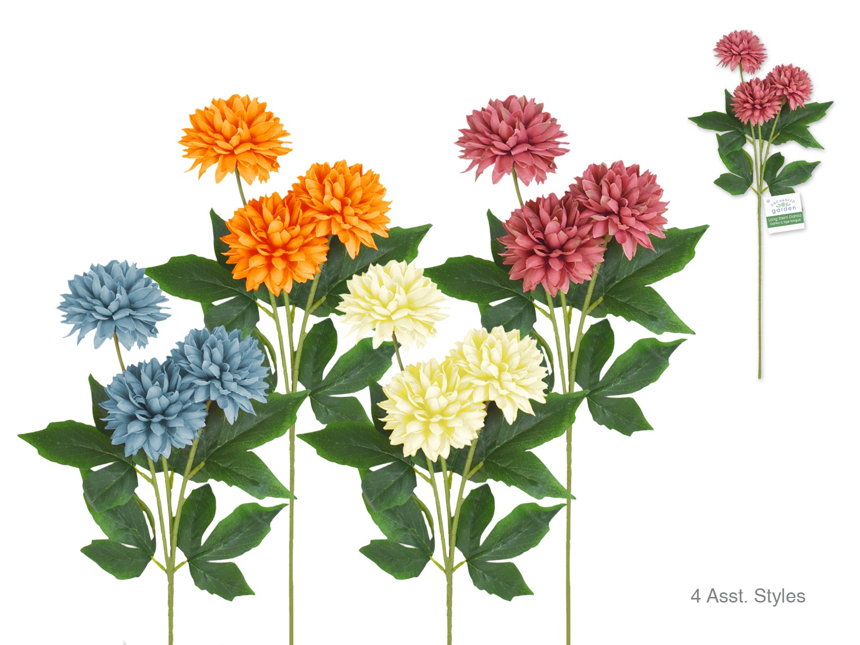 Enchanted Garden Long Stem Dahlia Flower Stem