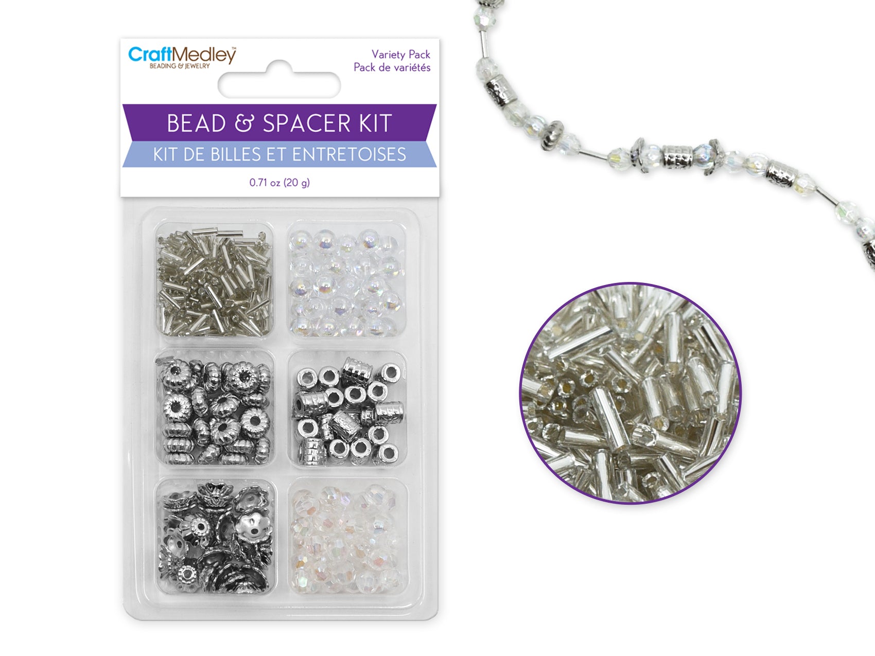 Clear Glass and Acrylic Bead Kit