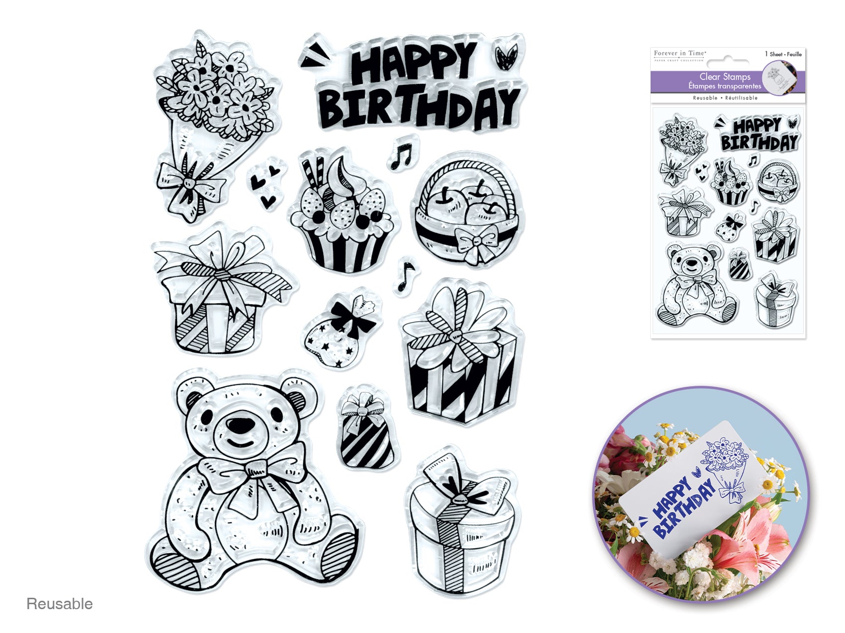 Birthday Treats Clear Stamps