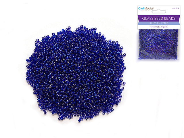 Capri Blue Glass Seed Beads