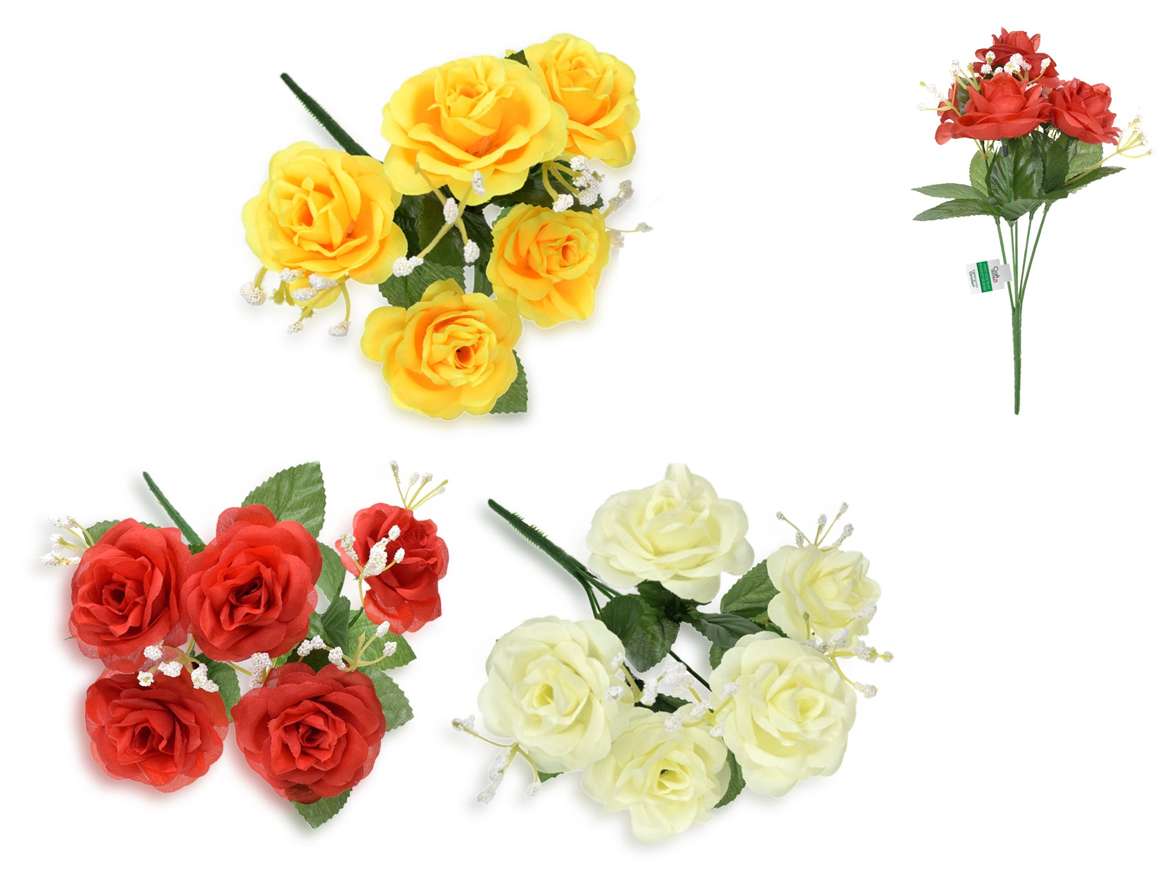 Enchanted Garden 11" Sweet Rose Bush