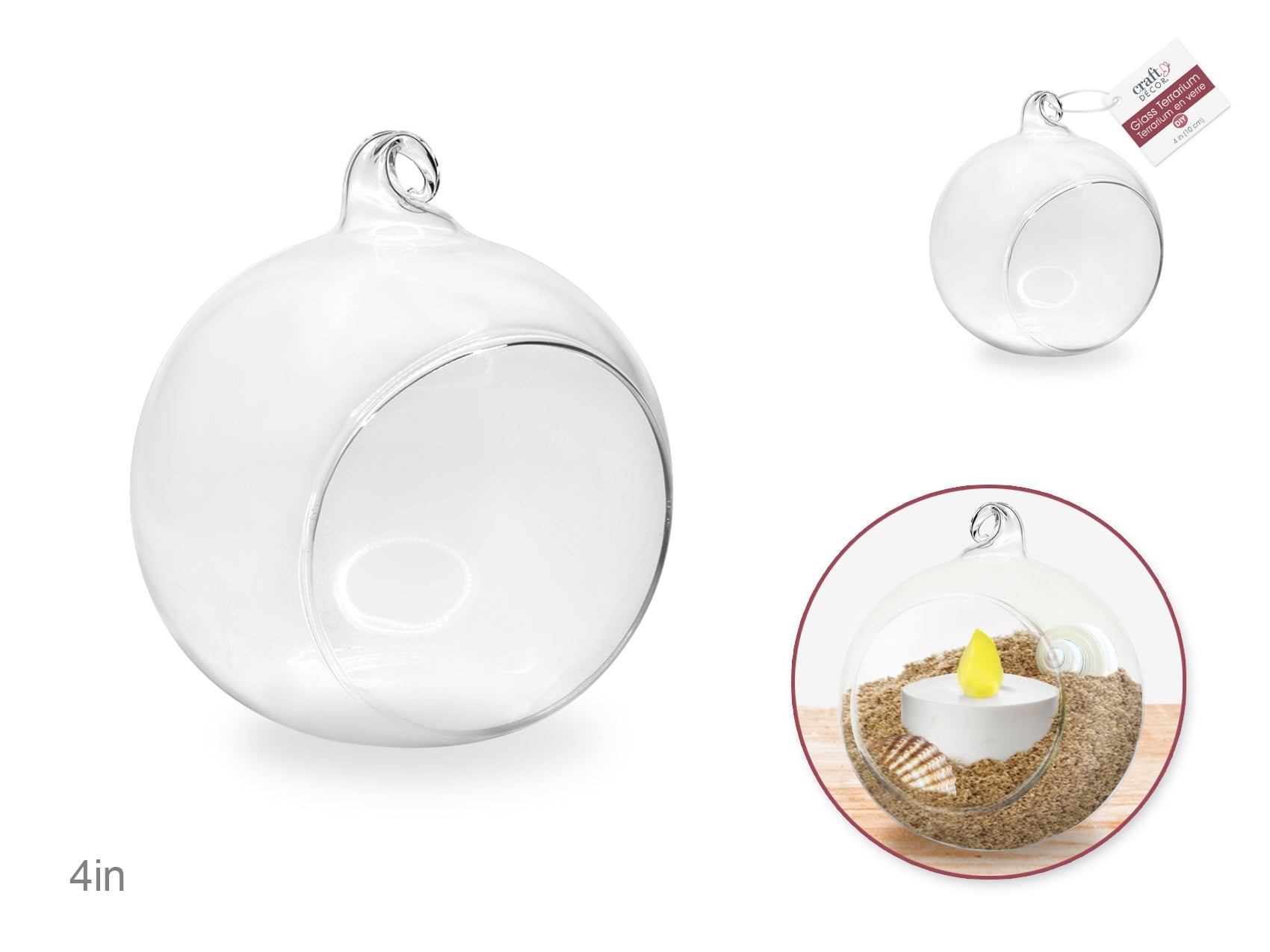 DIY Clear Glass Terrarium Ball