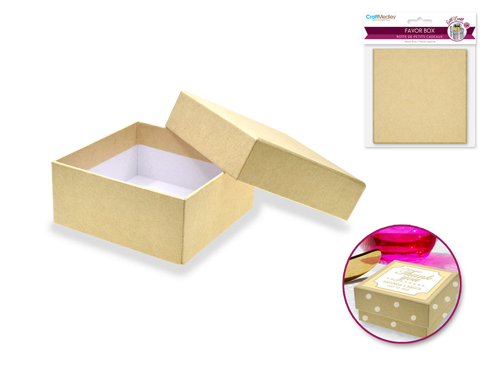 Kraft Paper Favor Box