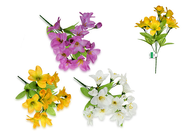 Enchanted Garden Freesia Bush Artificial Flower