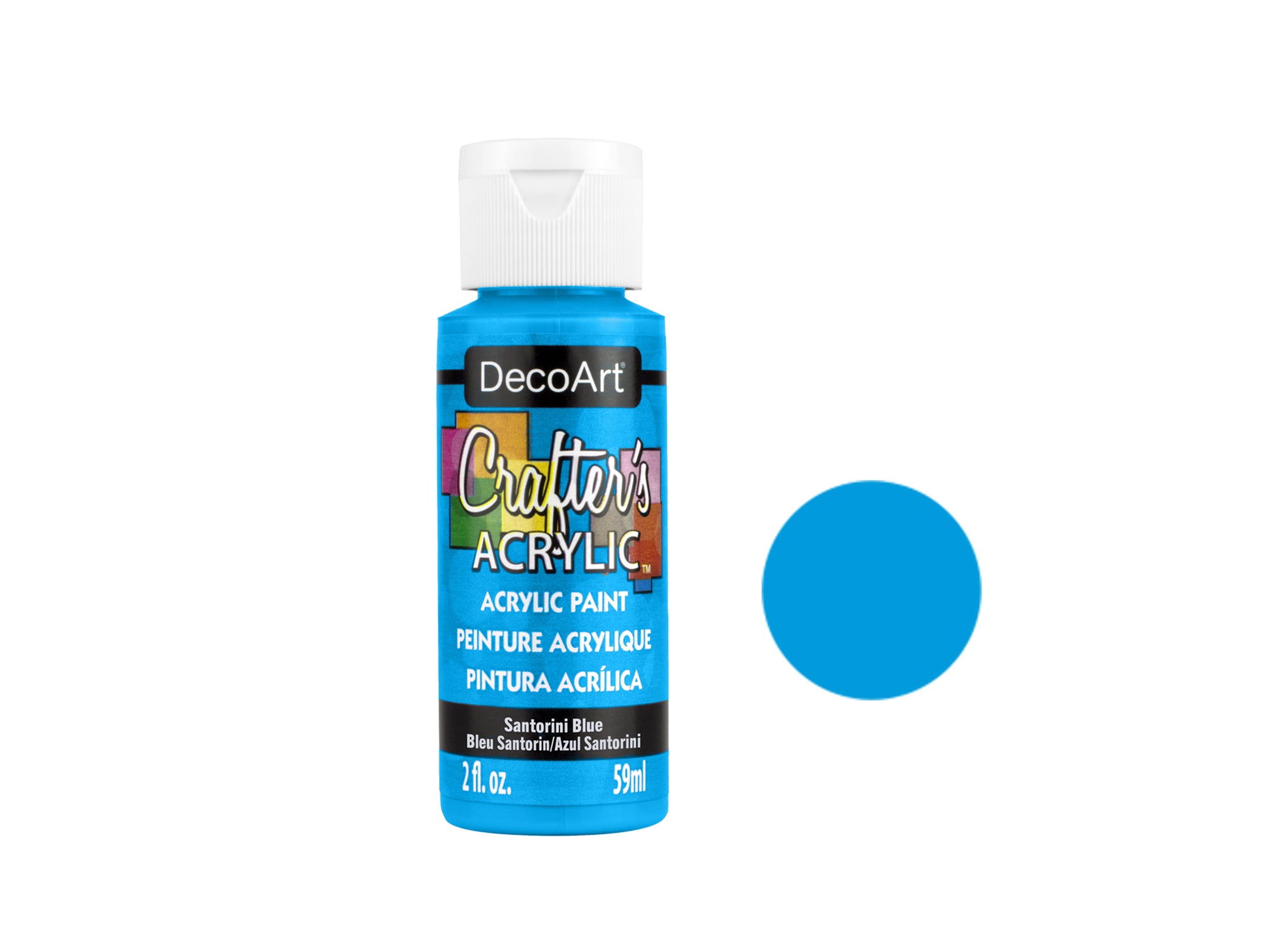 Santorini Blue Acrylic Paint, 2 oz