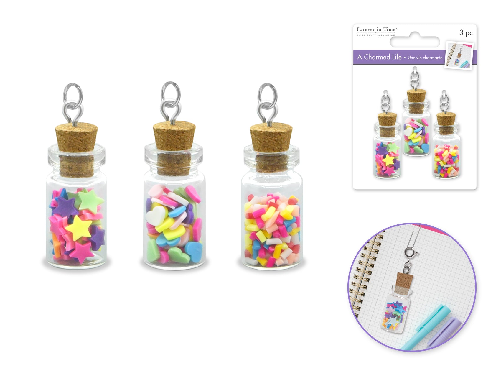 Mini Charm Assortment with Hoop Finding