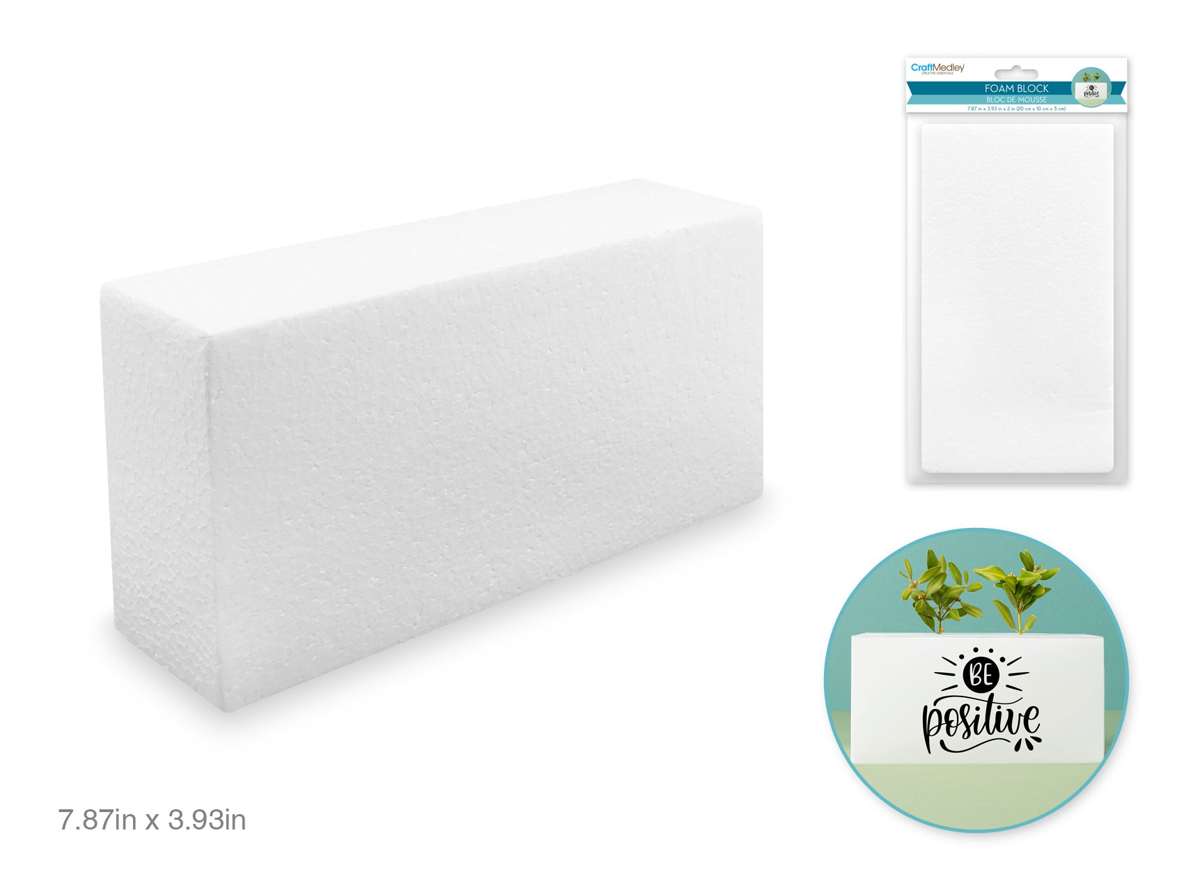 Craft Medley Polyfoam Craft Block