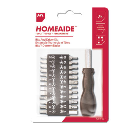 25-Piece Bit and Driver Set