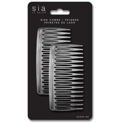 Clear Side Combs, 2 Pack