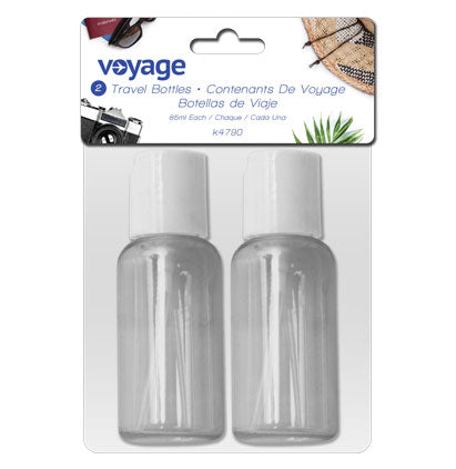Travel Bottles, 2-Pack