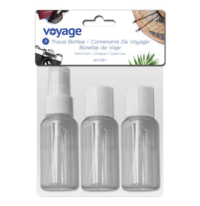 3-Piece Travel Bottle Set