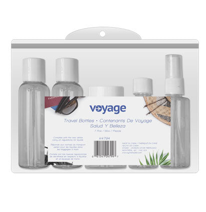 7-Piece Travel Bottle Set