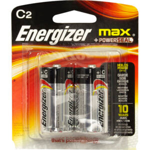 Energizer Max C Batteries, Pack of 2