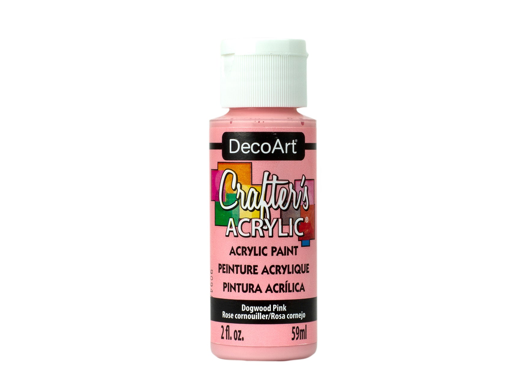 Crafters Acrylic Paint: 2oz Craft & Hobby DCA01-DCA173 A147 in Dogwood Pink