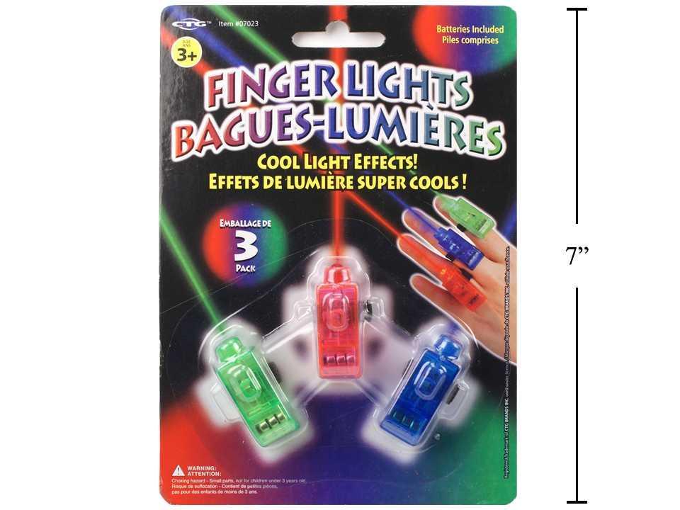 3-Piece Finger Lights with Included Battery