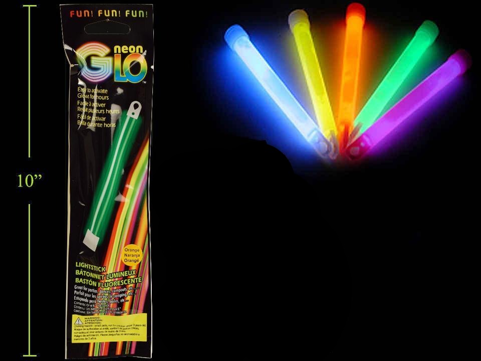 Neon Glo 6" Light Stick and Necklace