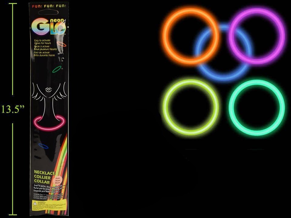Neon Glo 11" Connected Necklace