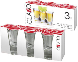 Three-Pack Shot Glass Set