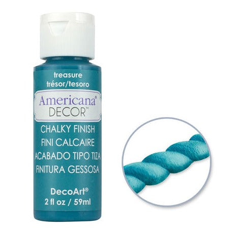 Decoart Paint: 2oz Chalky Finish Americana Decor ADC01-ADC29 ADC19 Treasure