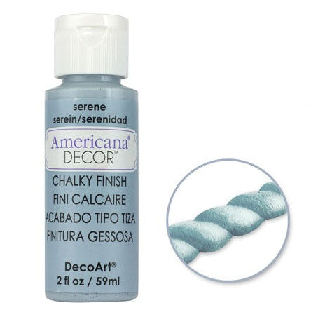 Decoart Paint: 2oz Chalky Finish Americana Decor ADC01-ADC29 ADC18 Serene