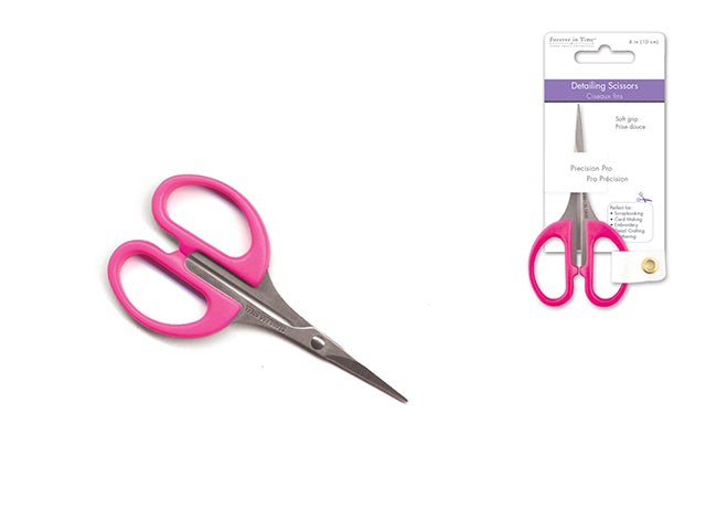 4" Precision-Pro Detailing Scissor with Soft-Grip, Essential for Paper Craft