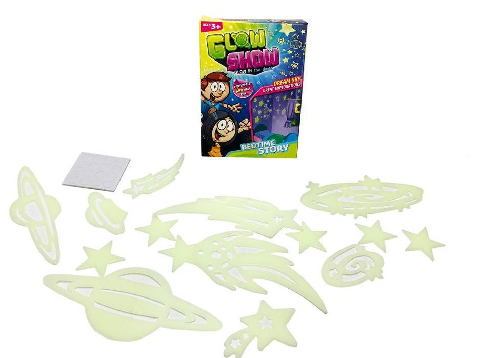 Glow in Dark, Planet, 3/s ,24/display