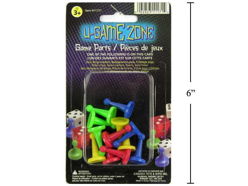 U-Game Zone 12-pc 1" Game Markers, b/c