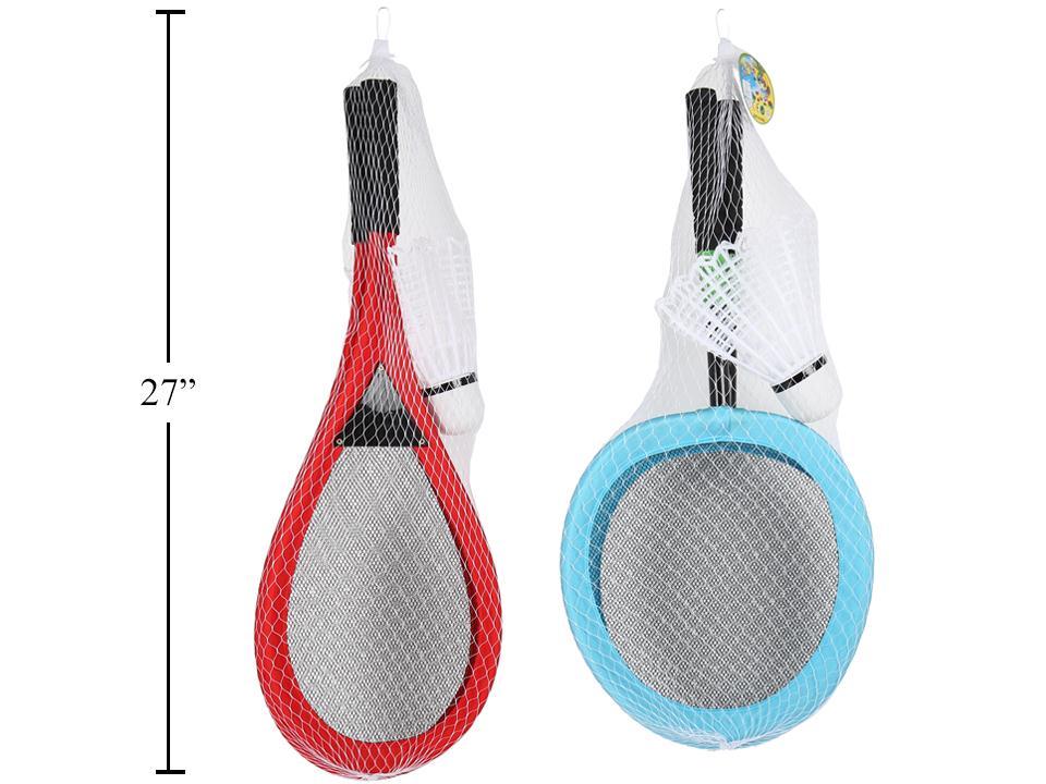 Summer Zone Oversize Badminton Racket Set in Net Bag, 2asst., cht