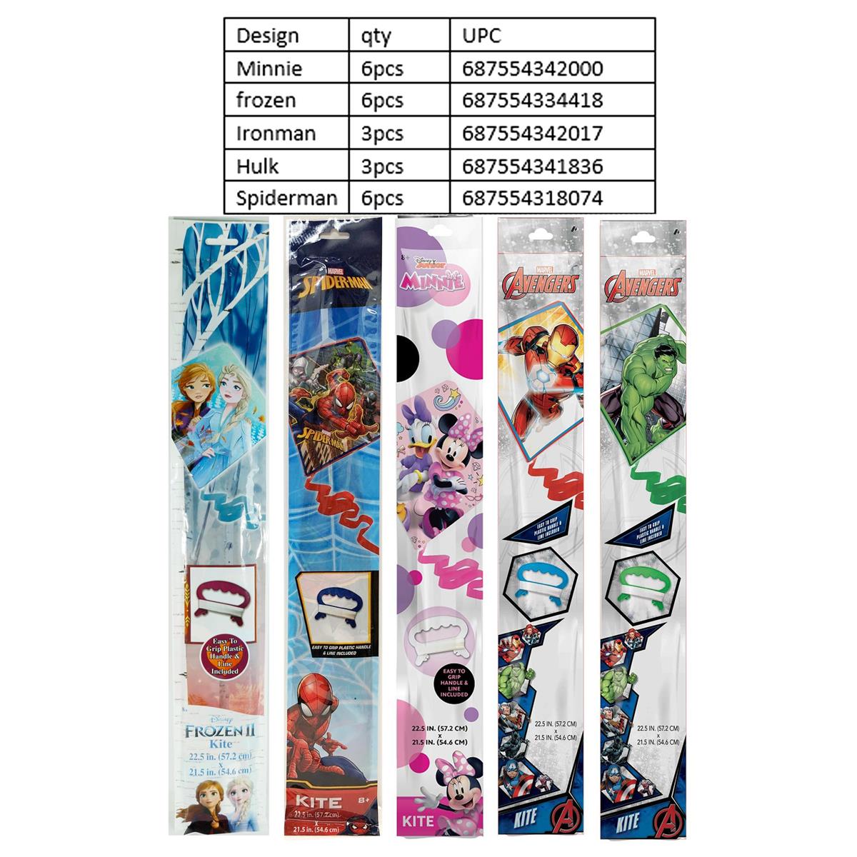 Licensed 23" Kite + String Set