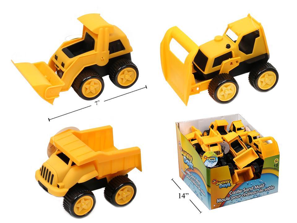 Sunny Dayz Construction Truck Beach Toys, 3/s,