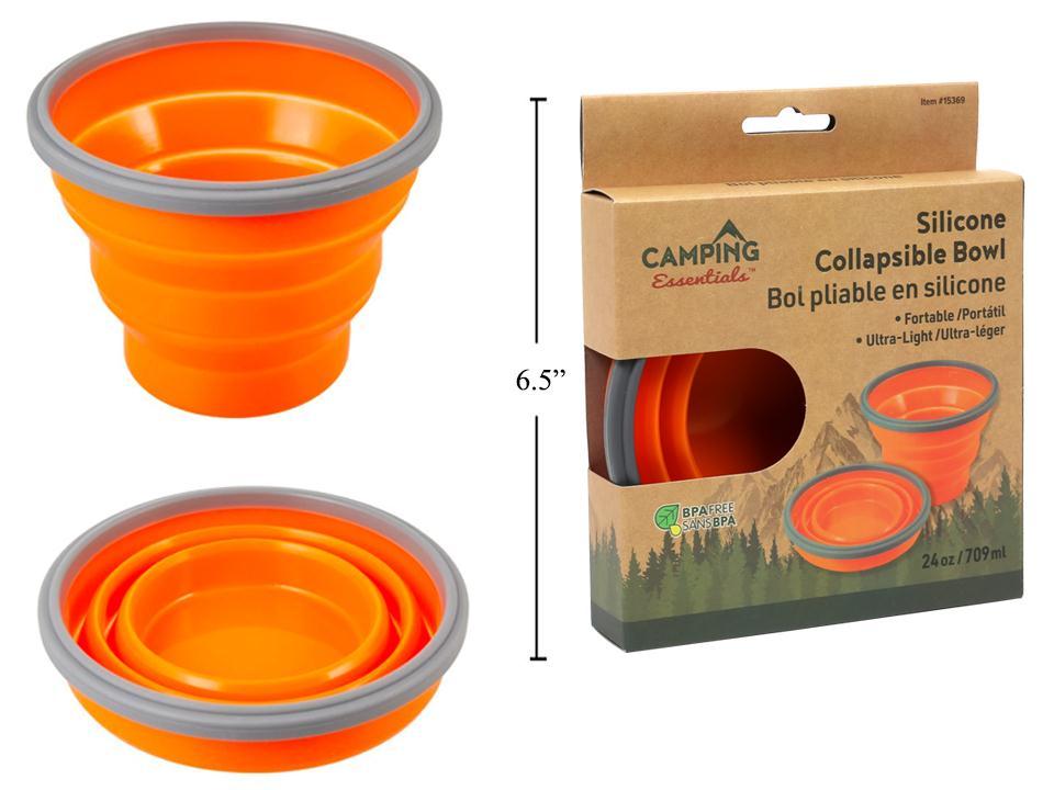 Camping 24oz.Collapsible Bowl
