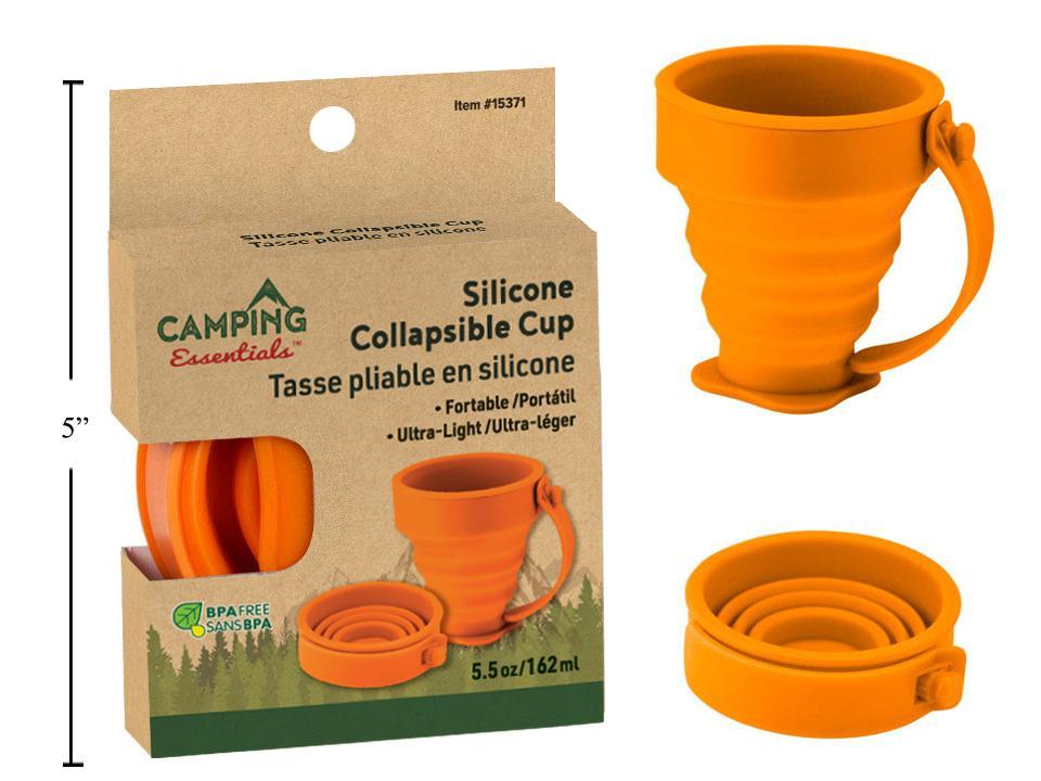 Camping 5.5oz Collapsible Cup w/Handle