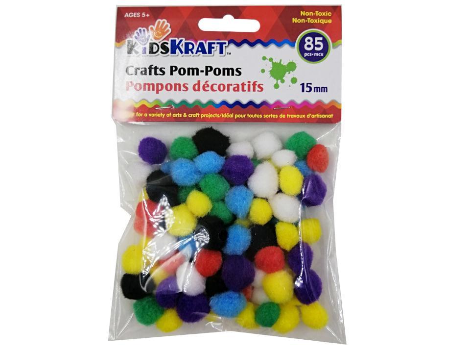 KD.Kr. 85-Piece 15mm Pom-Pom Set