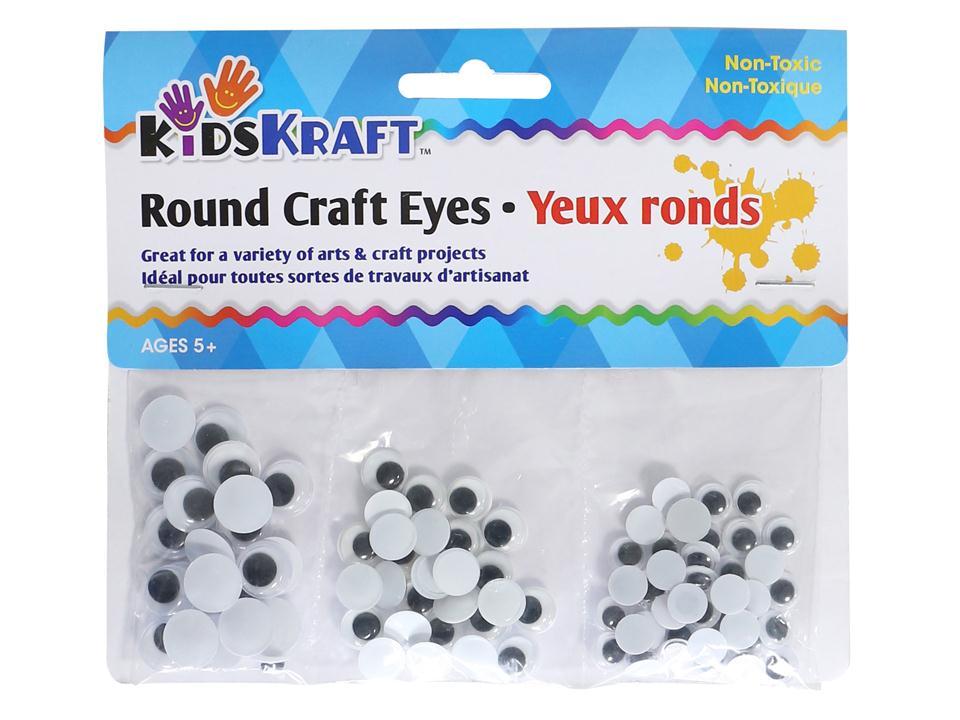 KD.Kr., Craft Eyes, Round, 3 sizes,  pbh