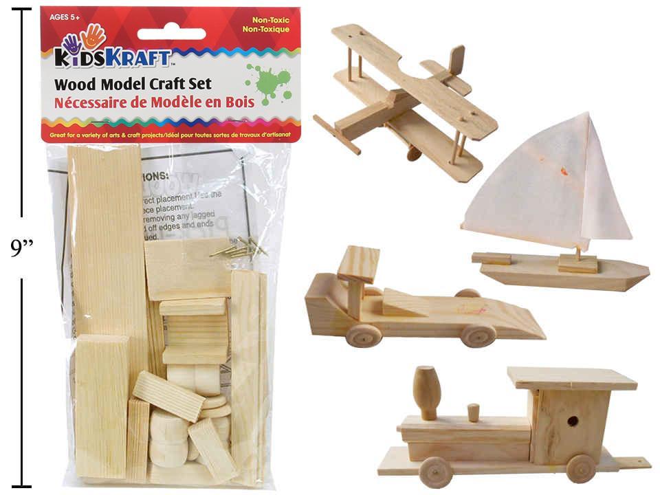 KD.Kr. Wood Model Craft Set, 4 styles, pbh