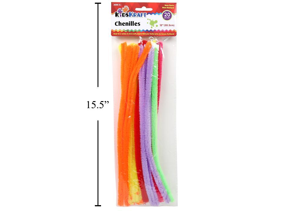 KD.Kr. 20-pc Neon Chenillies, pbh