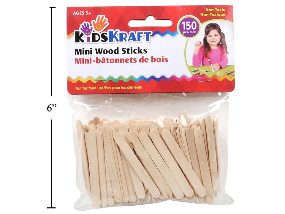 KD.Kr., 150-pc 55mm Mini Wood Sticks, pbh