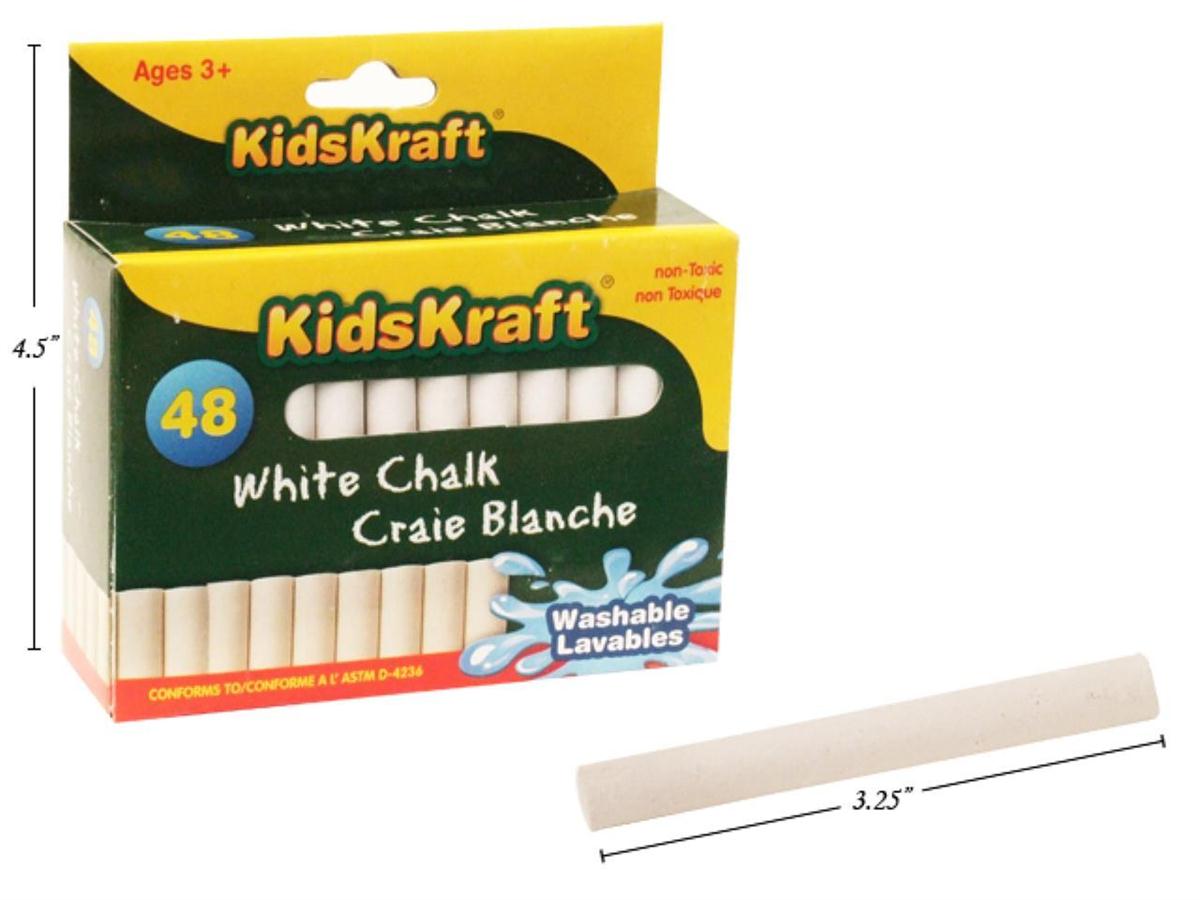 KD.Kr. 48-Piece White Chalk