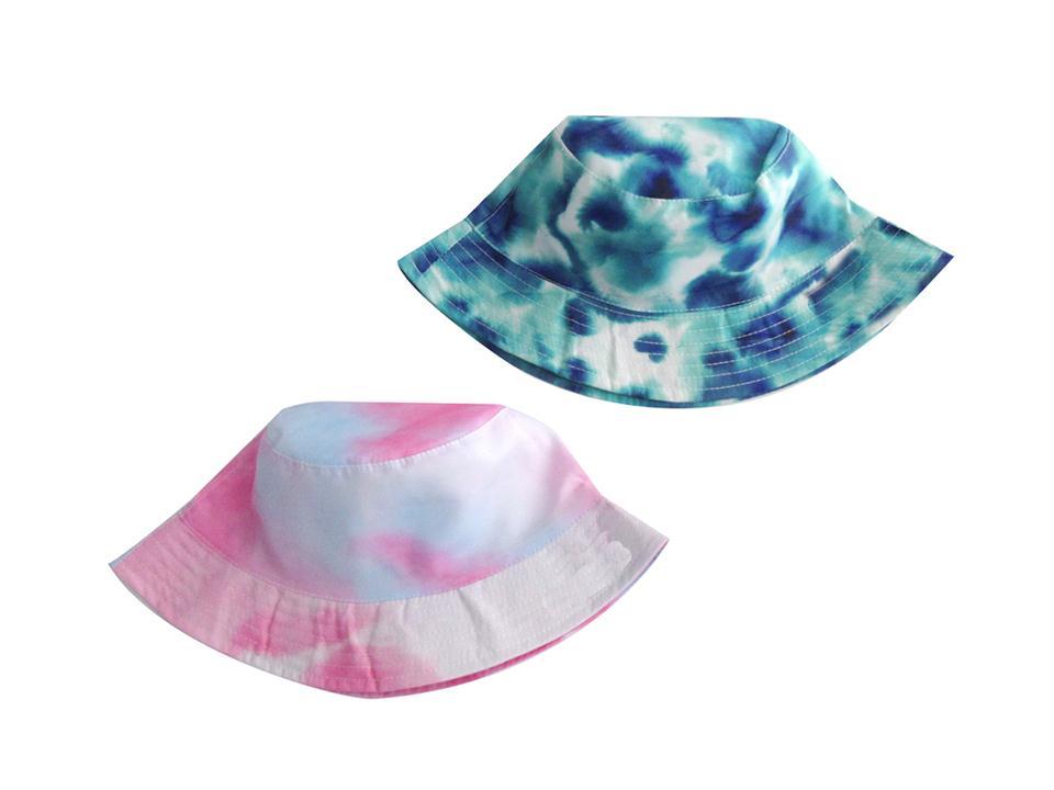 Tie-Dye Printed Kid's Bucket Hat, One Size,cht