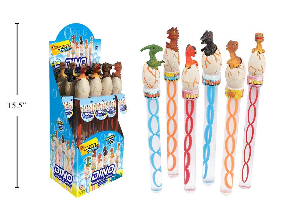 Sunny Dayz Dino Bubble Wand w/ 4oz. Bubbles